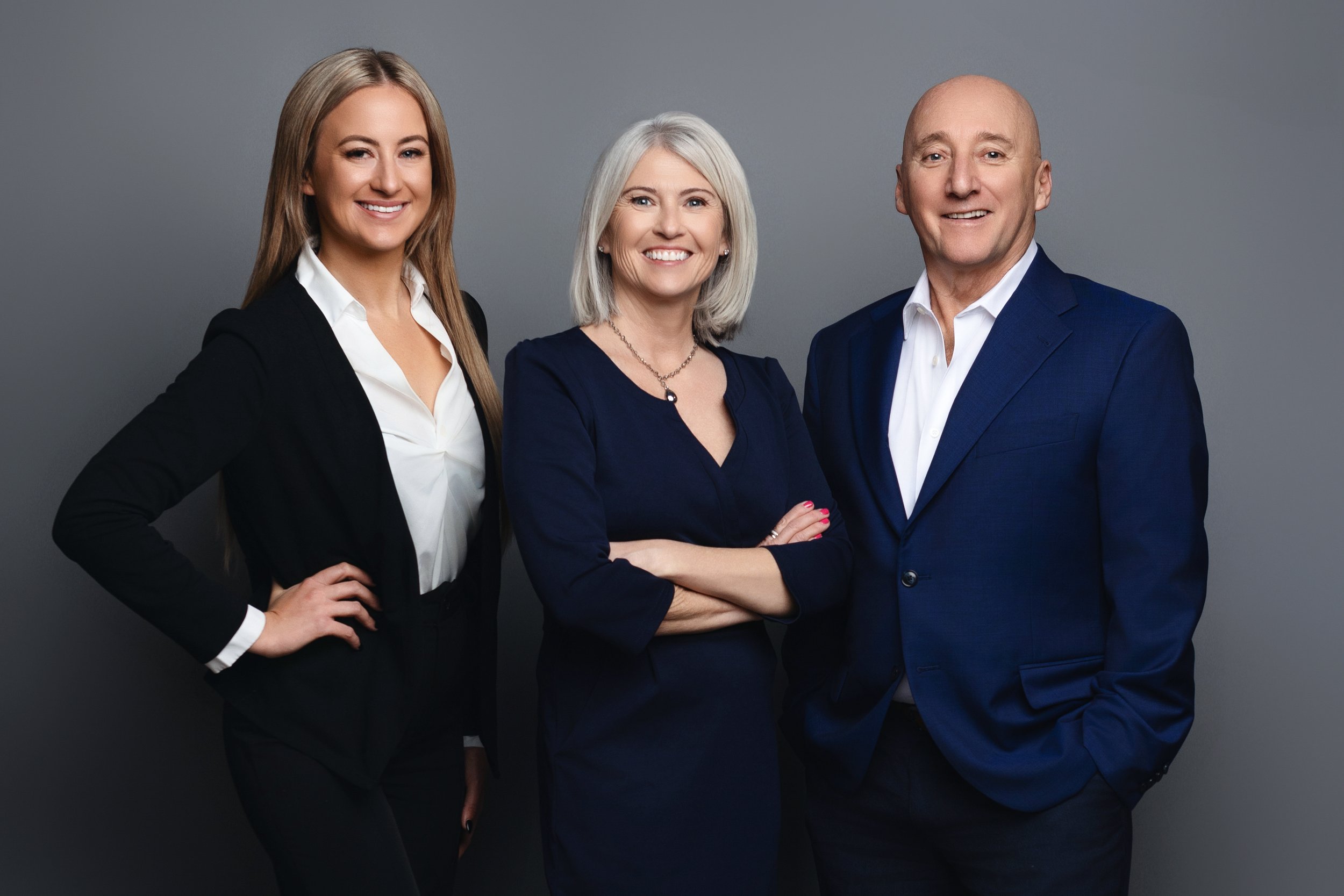 Amanda Gordon, Nancy Hallett, and Gary Hallett — the Strategic Business Valuations team